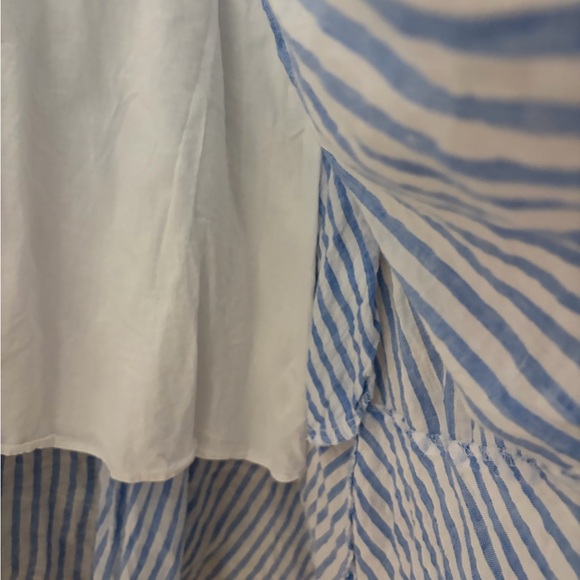 Vineyard Vines Jet Stripe Tiered Linen Dress - Picture 4 of 7